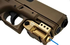 Extreme Low Profile HiLight SS10B Blue Laser Sight Blue Beam TAN Gun USB Stealth