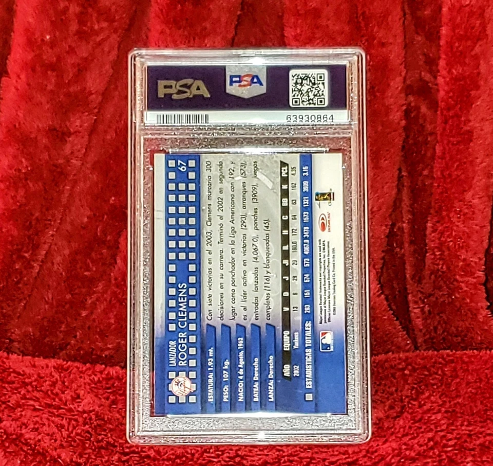 ROGER CLEMENS 2003 DONRUSS ESTRELLAS #67 LANZADOR NY YANKEES PSA 10 🔥POP 5 - Image 2 of 2