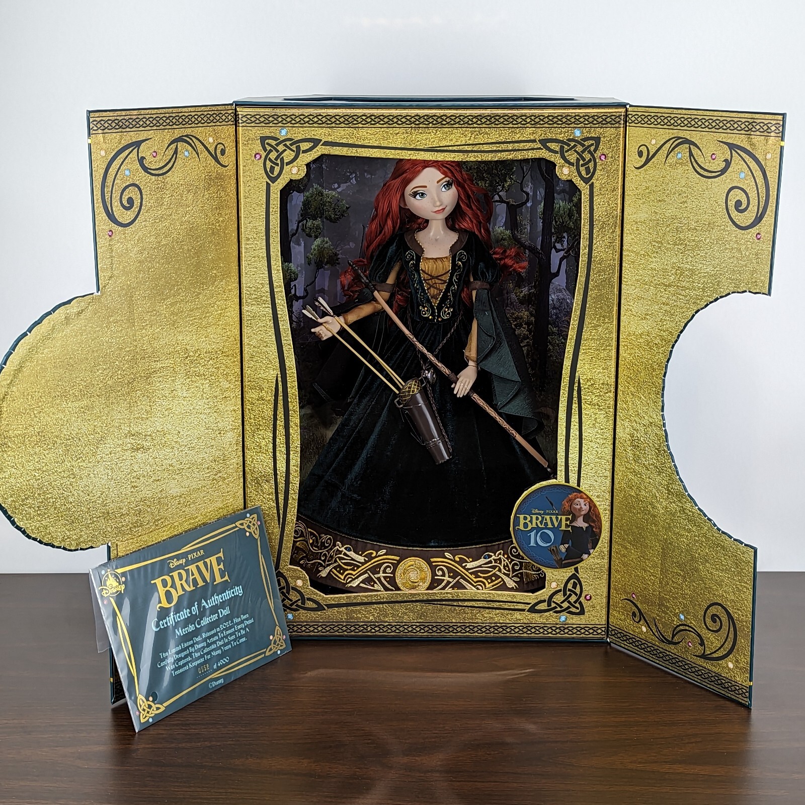 Disney MERIDA 10th Anniversary BRAVE 17" Limited Edition Numbered