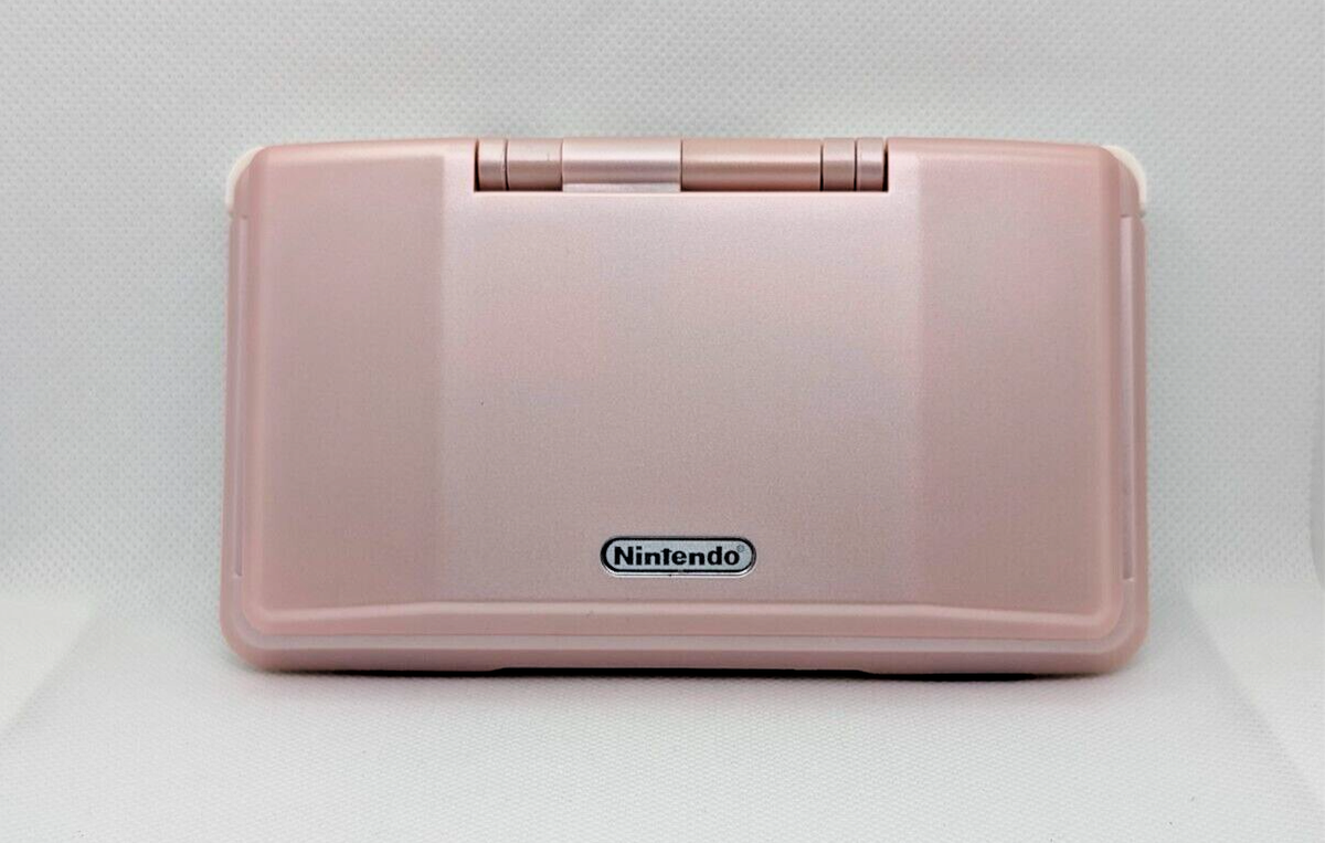 Nintendo DS Console With NEW Touch Screen, Battery and Pink Shell
