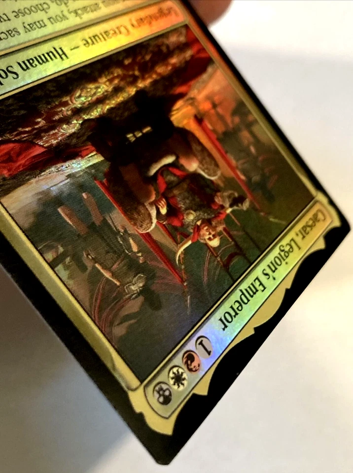 MTG Caesar, Legion's Emperor *FOIL* Universes Beyond: Fallout 0001 NM - Image 4 of 4