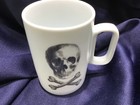 Z GALLERIE SKULL & CROSSBONES MUG never used! NEW! — photo 9