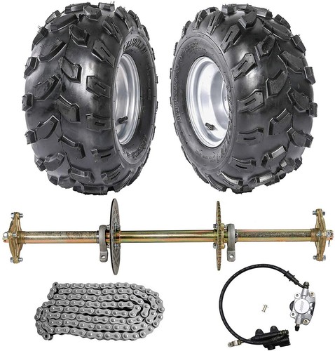 810MM GO KART Rear Axle Kit 6 Wheels, Front Steering Rack Shaft ATV