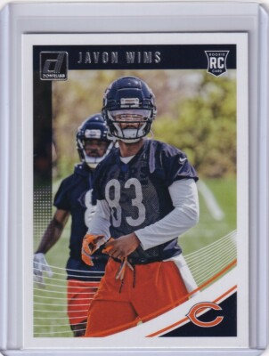 2018 DONRUSS RC JAVON WIMS CHICAGO BEARS ROOKIE - D664