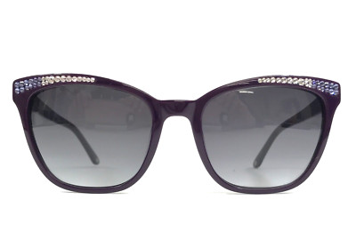 Jimmy Crystal Sunglasses JCS229 PLUM Swarovski Crystals Cat 