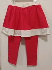 baby Gap Toddler Girls' Hot Pink/White Tutu Skirt Legging Scooter Size 4 YRS NWT