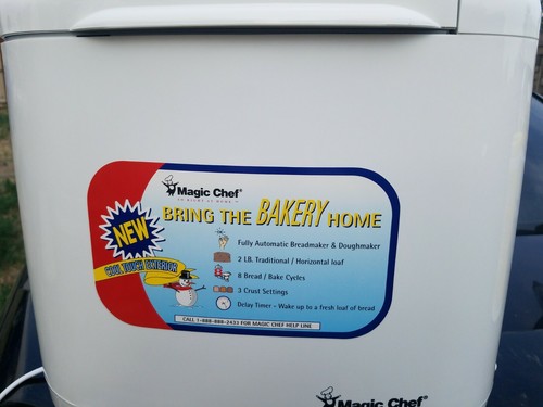 PLEASE READ DESCRIPTION BEFORE BUYING magic chef bread machine - Picture 7 of 12