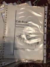 Ransome Plough Instructions Book.