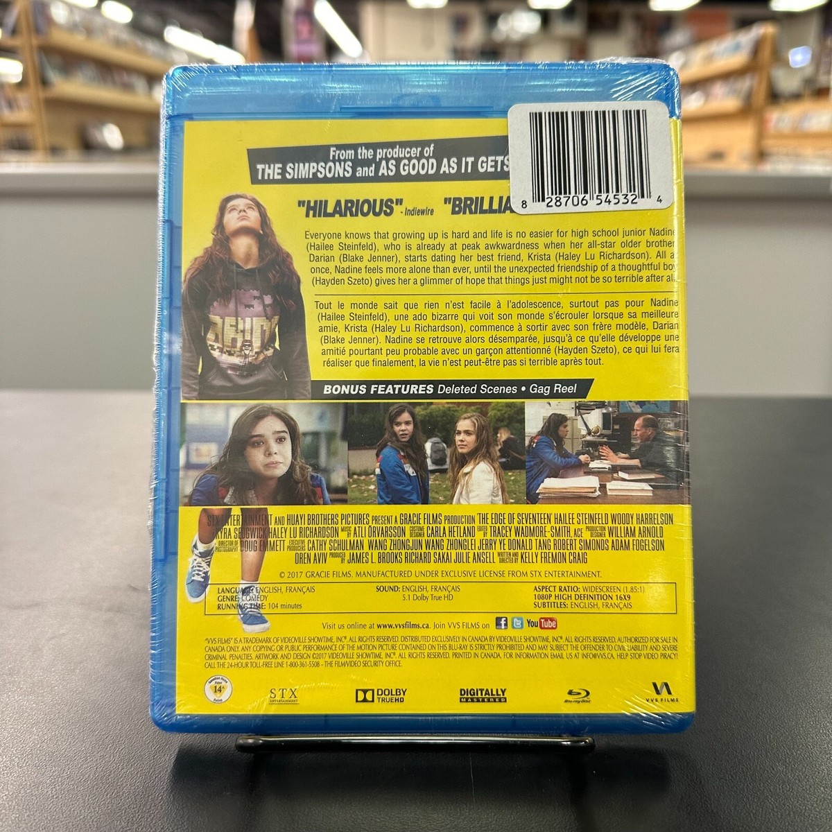 The Edge of Seventeen [Blu-ray] - DVD - New | eBay