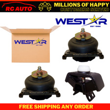 Motor & Trans Mount 3PCS Set Fit 05-15 Toyota...
