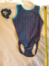 Plum Practicewear Gymnastics Leotard Purple, Pink, Blue - Adult Small