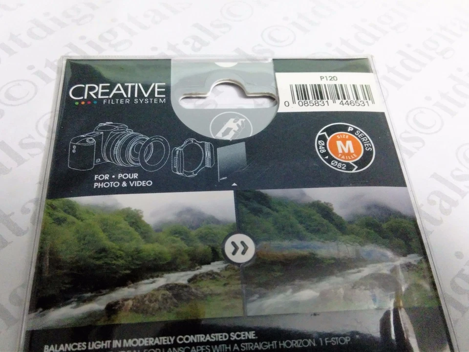 Genuine France Cokin P-Series P120 Graduated Neutral Grey G1 Filter CP120 Square - Image 3 of 4