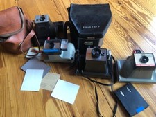 Polaroid /Kodak Instant camera lot of 4 includes Kodak Handle 2 w case