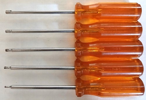 TORX Drivers T10 to T30 Set of Five - Picture 1 of 6