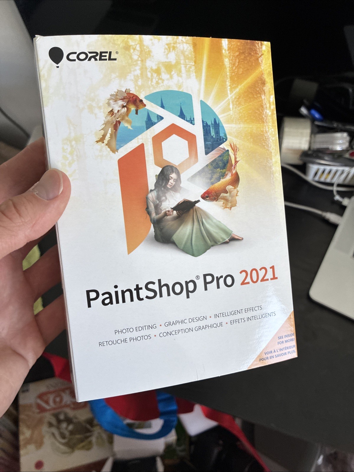 COREL PAINTSHOP PRO 2021 PAINT SHOP PRO WINDOWS 10, 8, & 7 DVD & Serial