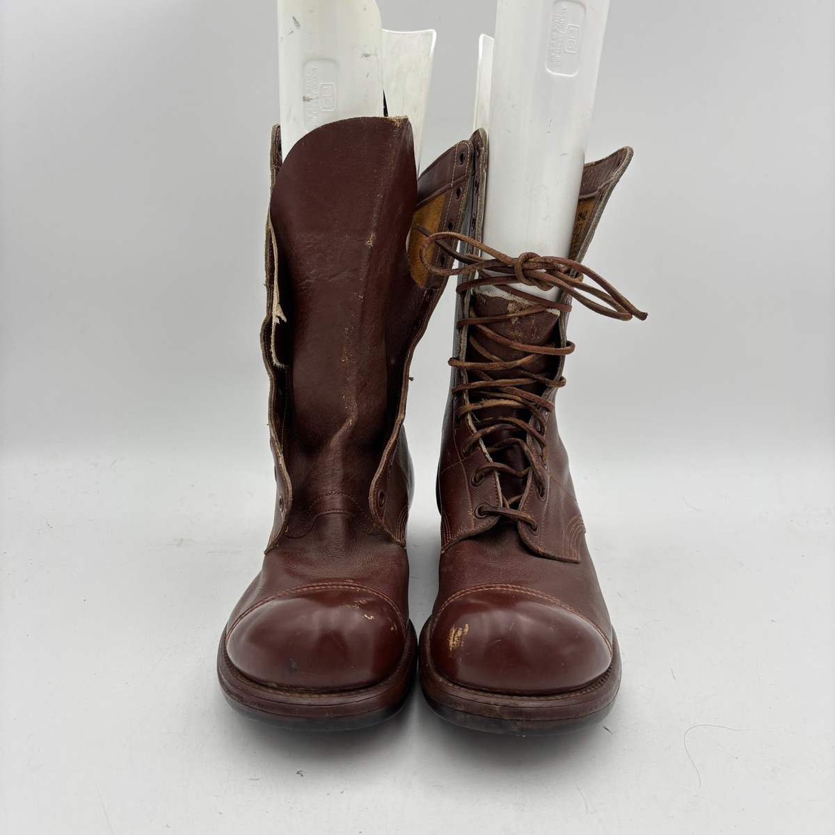 Vintage WWII 1942 Paratrooper Jump Boots International Shoe Co. 9