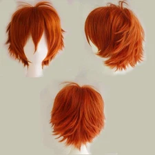 S-noilite Unisex Cosplay Short Straight Hair Wig Women Mens Anime Comic Party...
