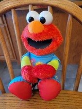 Sesame Street Talking ABC Elmo Plush Hasbro 2013 Sings Alphabet Song