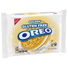 NABISCO OREO GOLDEN GLUTEN FREE Vanilla Sandwich Cookies - 12.08 oz BAG