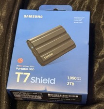 Samsung T7 Shield SSD 2TB External Storage (MU-PE2T0S/AM), Black