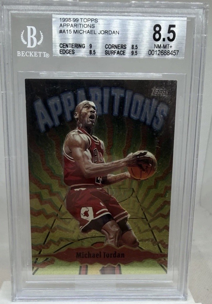 1998 Topps - Apparitions Michael Jordan #A15 BGS 8.5