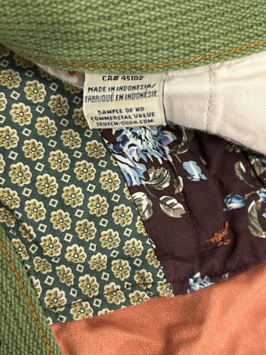 Pantalon chino homme Scotch & Soda 34X30 orange avec bordure en jean bleu double genou boulanger - Photo 10/20
