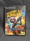 Destroy All Humans (Sony PlayStation 2, 2005) PS2 Complete W/ Manual