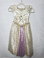 Disney Store Tangled Rapunzel Girls Size 5/6 Halloween Dress Costume Rare