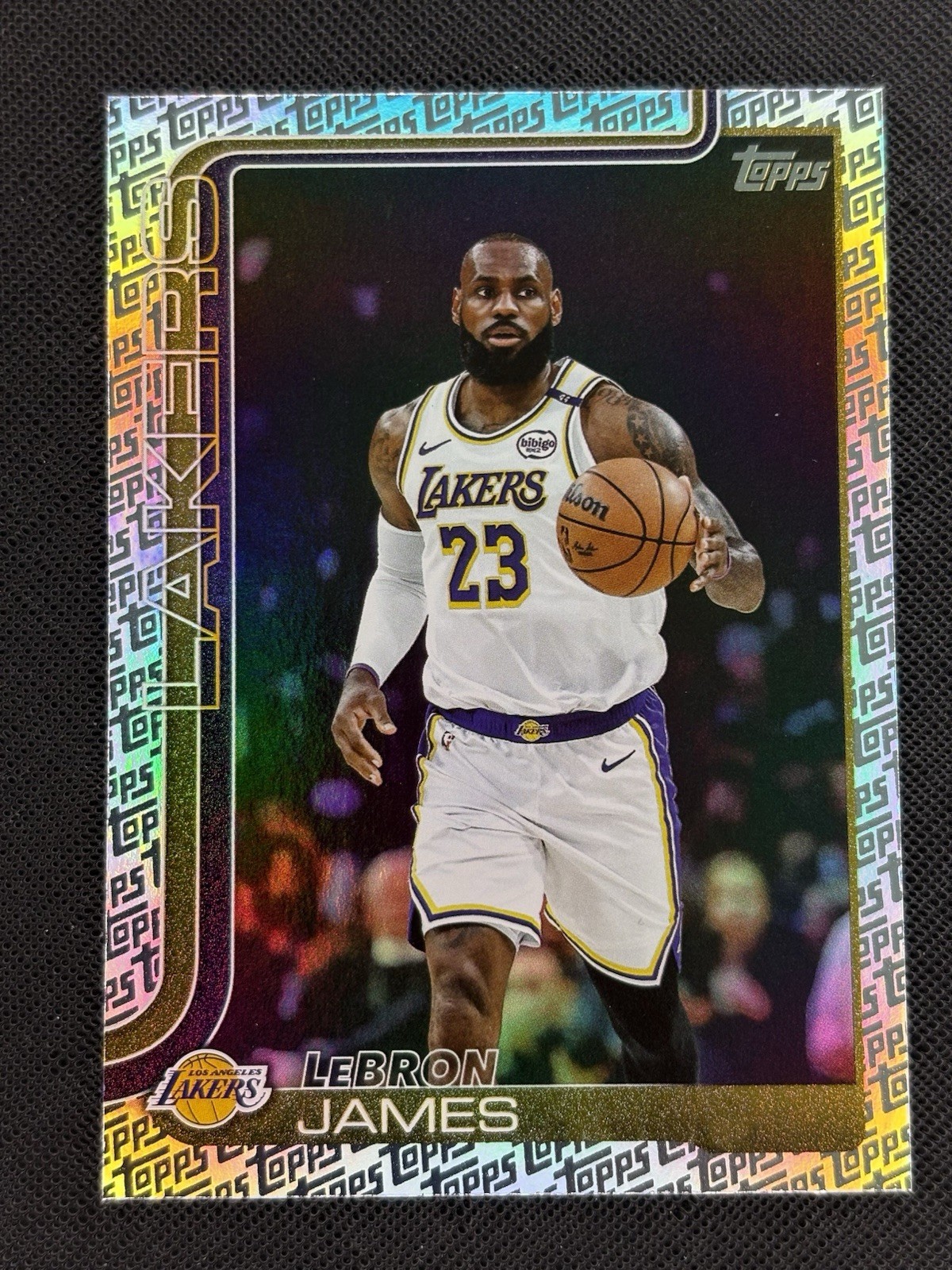 2025-26 Topps - LeBron James #150 Topps Foil Pattern