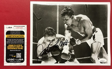 Jake LaMotta Signed 8x10 Photo JSA w/COA Middleweight Boxer 