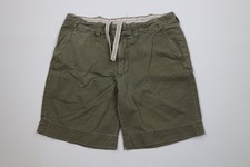 Vintage 90s Ralph Lauren Mens 34 Distressed Above Knee Military Shorts Green