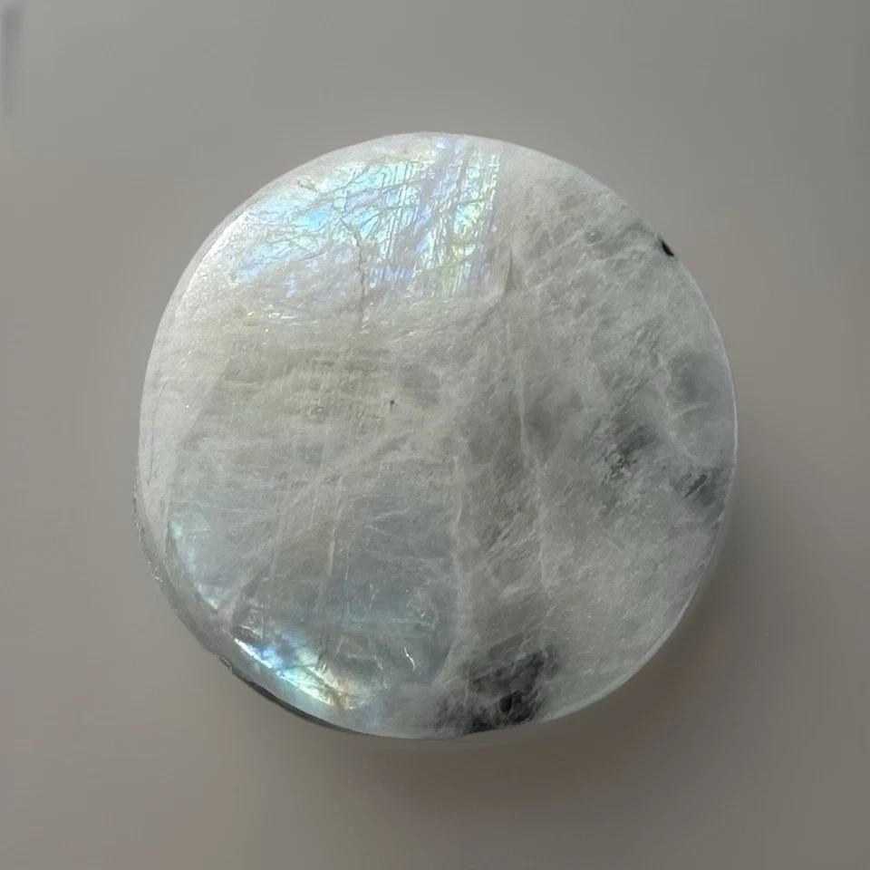 22mm (7/8) Moonstone Gauges and pair of tigers eye  - Image 3 of 4