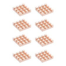 8 Pcs Copper Heatsink 12x12x3mm, Heat Sink Cooler Radiator for