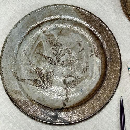 Shigaraki Ware Pottery Round Brown Drip Glaze Cheese Dish with Dome Lid 9.5x5.5 - Picture 12 of 16