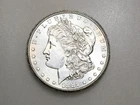 1887-S $1 MORGAN SILVER ONE DOLLAR CH/GEM BU