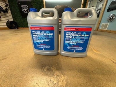 (2) Genuine Honda/Acura Long Life Antifreeze/Coolant Type 2 08CLA-P99-0F0A8 OEM