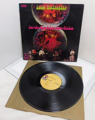 Iron Butterfly In-A-Gadda-Da-Vida Rock ATCO Vinyl LP Stereo 1968 SD 33