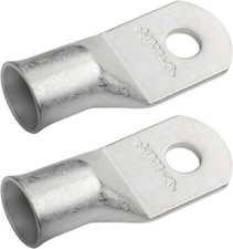 2pcs 4/0 AWG 3/8 Stud Battery Lugs Ring Terminals Heavy Duty Copper Wire Lugs