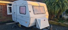 Freedom mictolite Caravan and awning, 800kg caravan light to tow with any car.