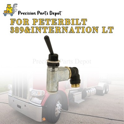 For Internation LT&Peterbilt 389 Air Toggle Control Valve Switch Self-locking