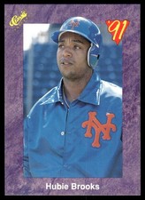 1991 Classic Game Purple Hubie Brooks New York Mets #77
