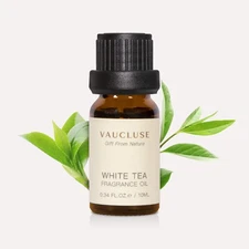 VAUCLUSE White Tea Essential Oil 10ml - Clean, Woody Scent for Diffusers & More
