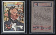 1972 Topps U.S. Presidents John Tyler #10