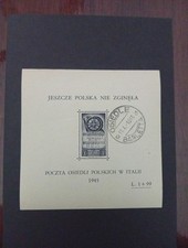 1946 CORPO POLACCO FOGLIETTO MNH SOCCORSO DI GUERRA 1192 CP03