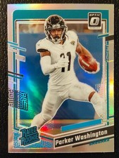 2023 Panini Donruss Optic Rated Rookie Parker Washington Silver Holo Prizm #254