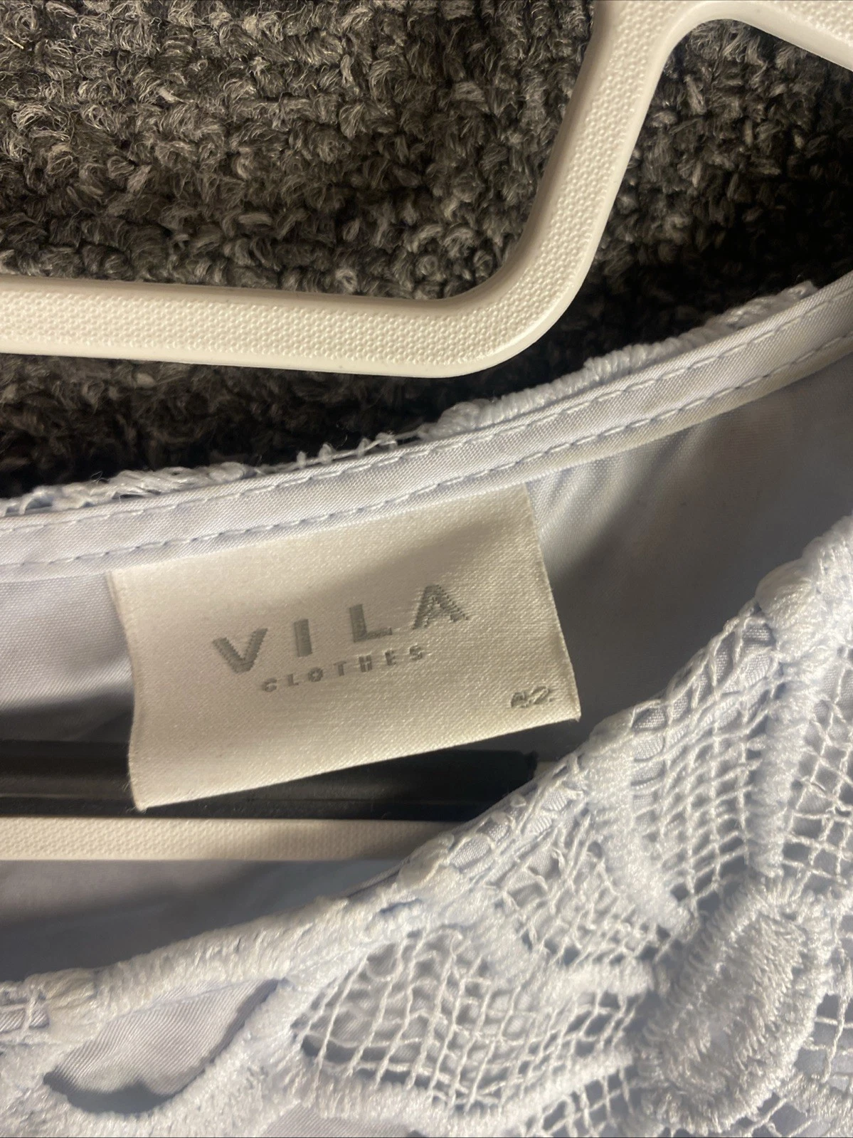 VETEMENTS Abito Vila donna grande azzurro chiaro taglia 42