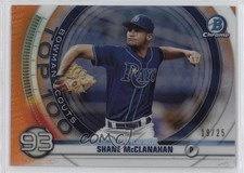 2020 Bowman Scouts Top 100 Chrome Orange Refractor 19/25 Shane McClanahan 0i5i