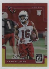 2017 Donruss Optic Rookies Red & Yellow Prizm Chad Williams #114 y4f