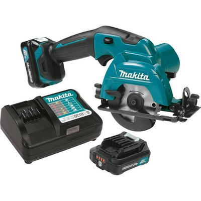 #ad Makita SH02R1 R 12V MAX CXT 3 3 8 in. Circ Saw Kit 2 Ah Certified Refurbished $80.99