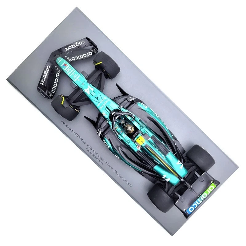 Fernando Alonso Aston Martin AMR24 GP del Messico 2024 (400° - 1/18 Spark... - Immagine 3 di 3